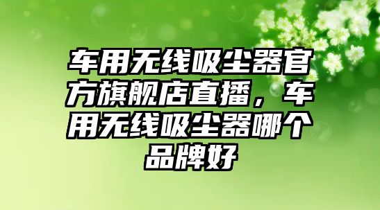 車(chē)用無(wú)線(xiàn)吸塵器官方旗艦店直播，車(chē)用無(wú)線(xiàn)吸塵器哪個(gè)品牌好